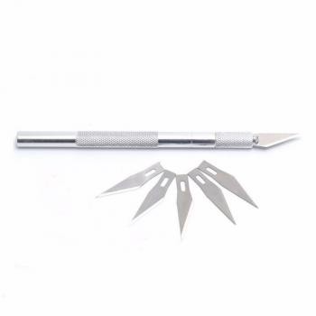 

UKIR-ALAT- KNIFEZER PISAU UKIR SENI HOBBY CRAFTING ART KNIFE METAL HANDLE WL-9309 -ALAT-UKIR.