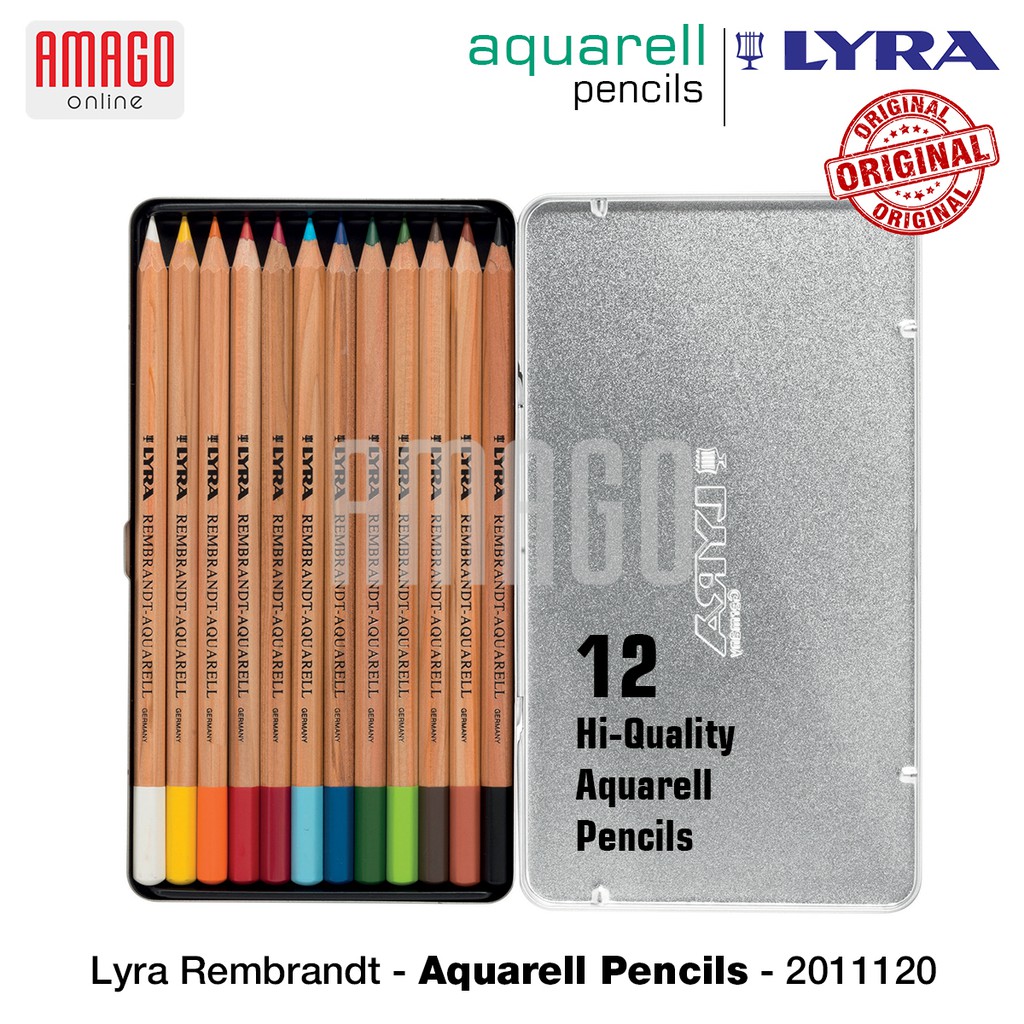 LYRA - REMBRANDT AQUARELL TIN BOX - 12 PCS - ASSORTED COLORS - 2011120
