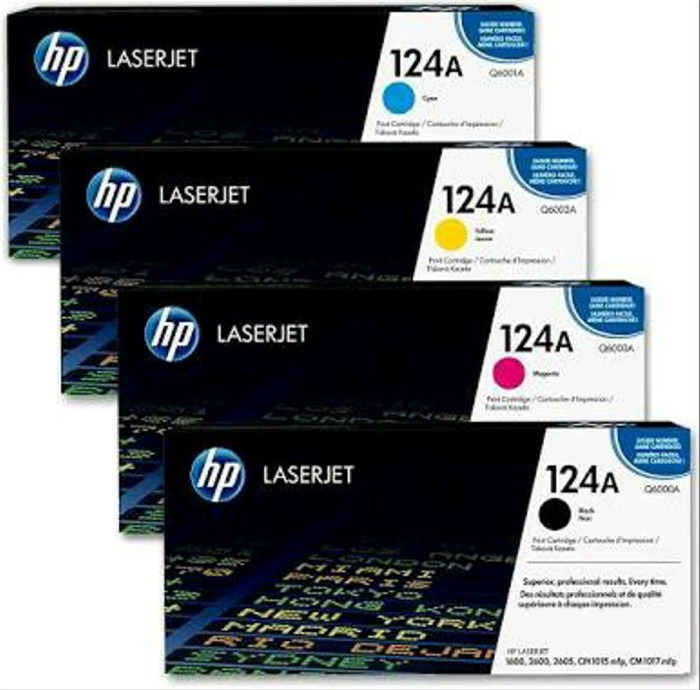 Toner HP 124A For Printer Laserjet 2600 1600 Original