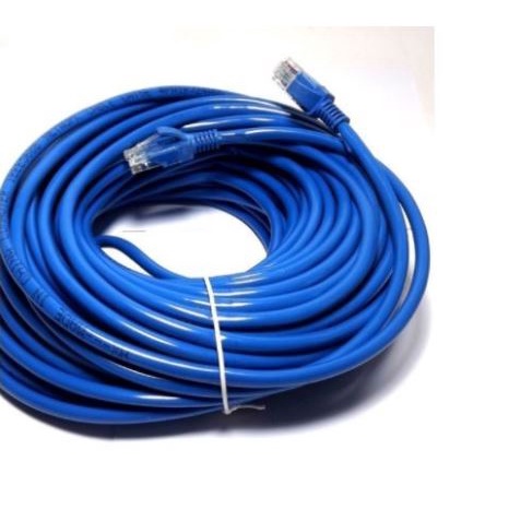 Cable lan 40 meter cat 5 5e utp 10/100Mbps 24awg patch cord 333 - Kabel internet rj45 cat5e 40m