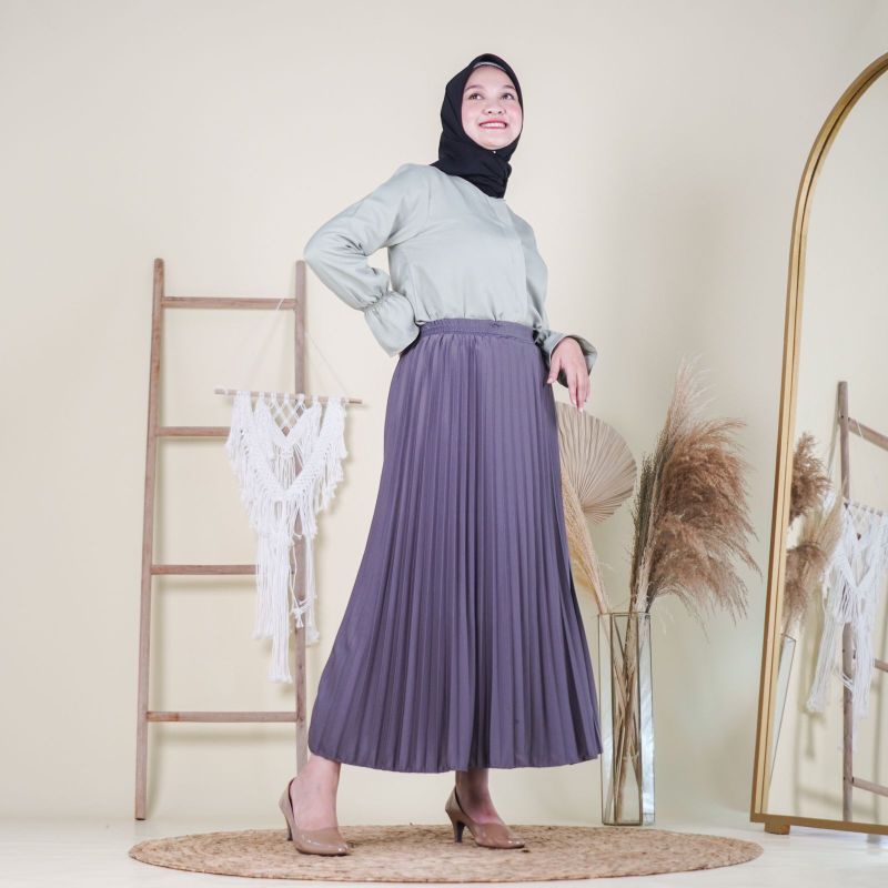 Rok Plisket Premium / Rok Plisket Payung / Rok Plisket Murah Part 1