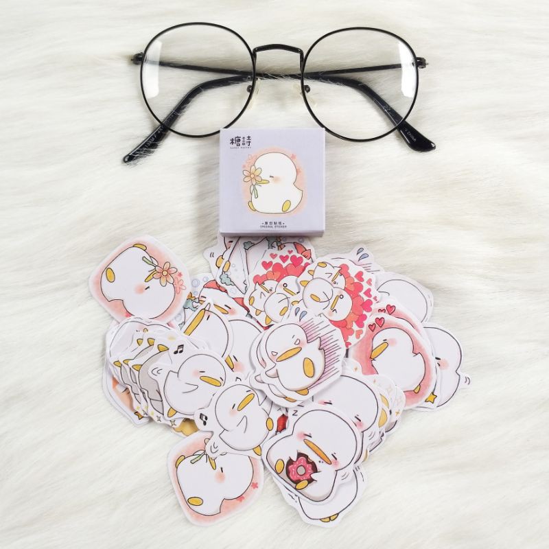 

Sticker Cute Duck by Lavinas Sticker lucu motif bebek lucu