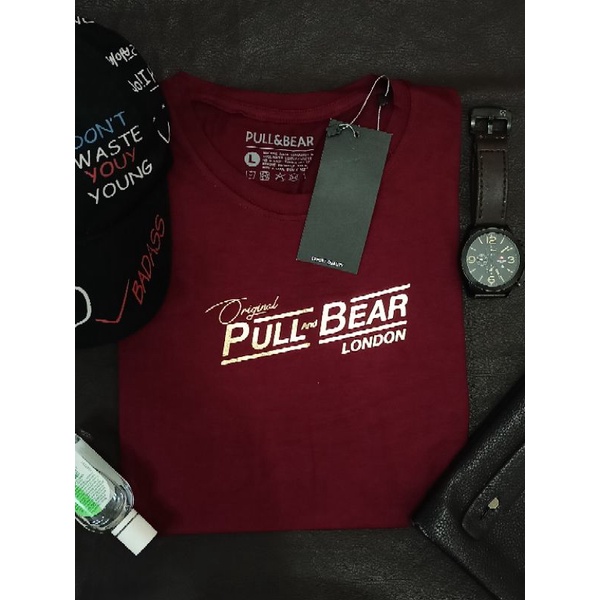 T-shirt  ORG Pull & Bear /kaos pria / kaos cowok / kaos murah / pakaian pria / pakaian cowok / baju 