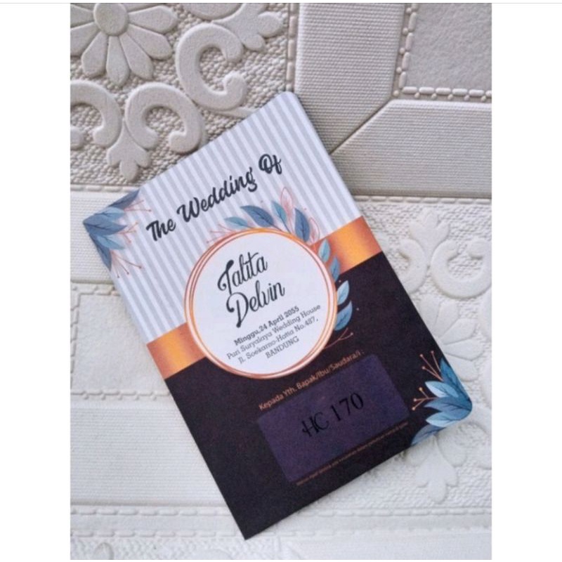 blangko undangan pernikahan HC 170