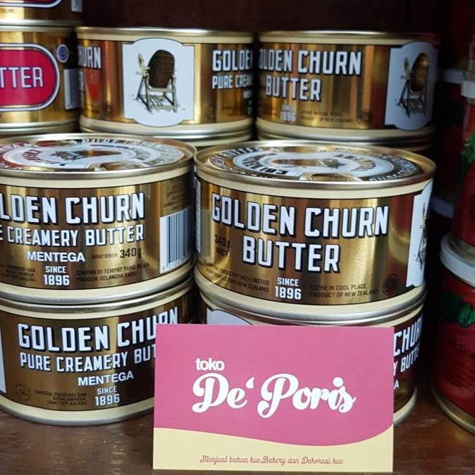

(BISA COD) Golden Churn Butter 340grm / Butter Cap Gentong TERPERCAYA Kode 827