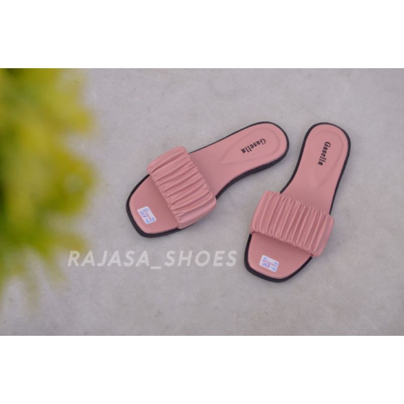 Sandal kerut/sandal kerut wanita/sandal teplek