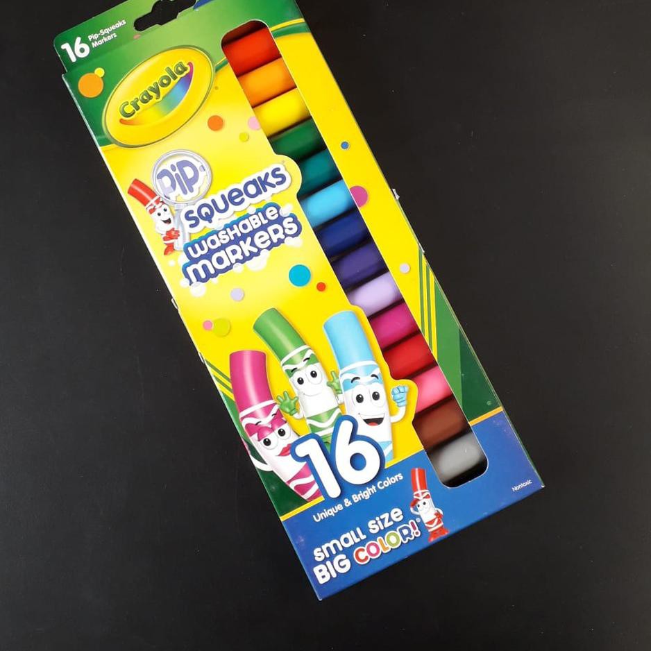 

TOP PRODUK Crayola Pip Squeaks Washable Markers Broad Set 16 Colors