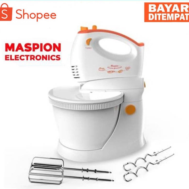 Maspion MT-1194 Stand Mixer com Turbo Speed Pengaduk Adonan Telur Kue original termurah new