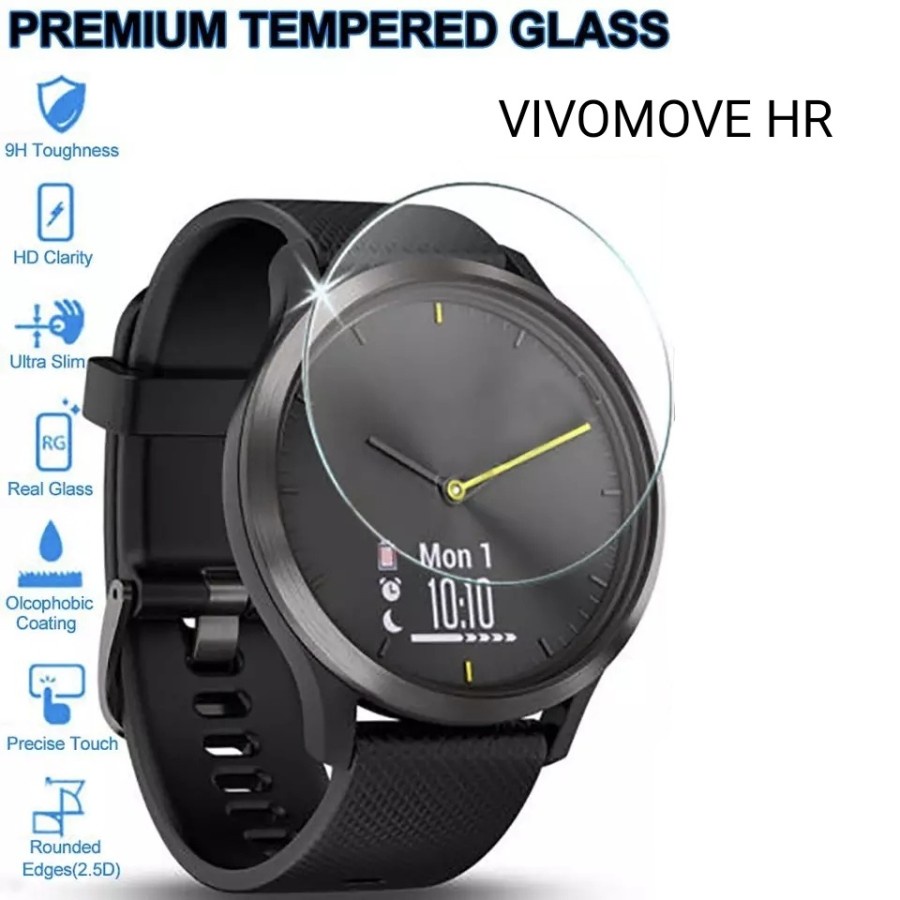 [PELINDUNG] ANTI GORES WATCH - PROTECTOR GLASS - FOR GARMIN VIVOMOVE HR SMARTWATCH