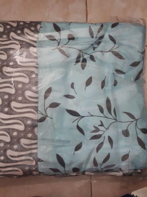 Mukena Couple Ibu Anak Batik Senopati 2 Rayon Handprint
