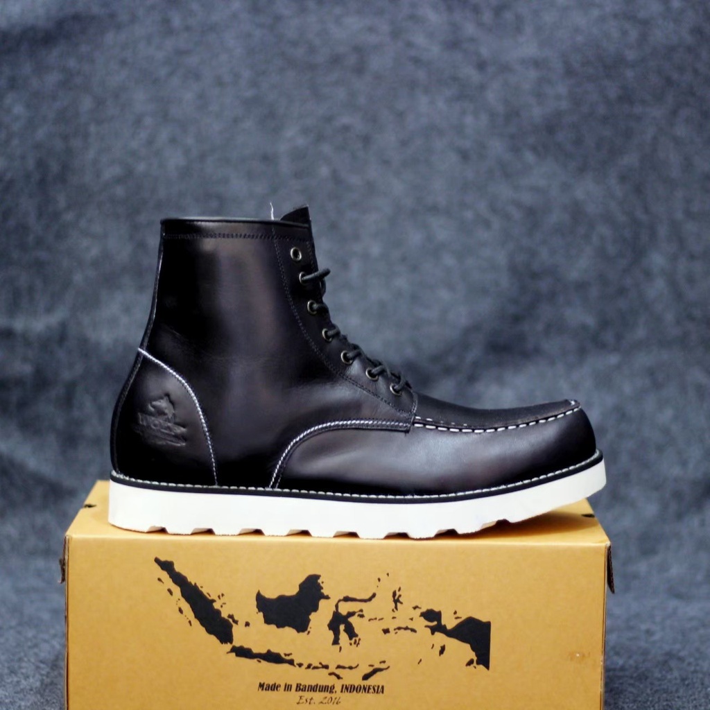 Sepatu Kulit Asli Sepatu Boots Kulit Pria Sepatu Kulit Cowok Sepatu Boot Pria Sepatu Laki Laki Murah