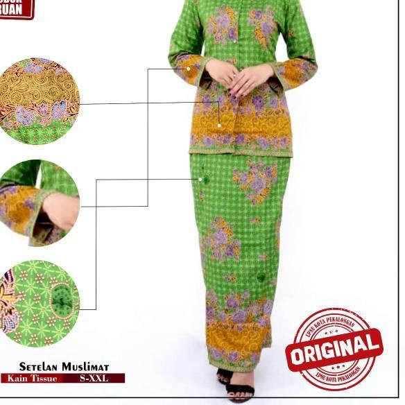 Murah Baju Seragam Dewasa Batik Muslimat NU Setelan Bawah dan atas Bahan Katun Adem Enak di Pakai