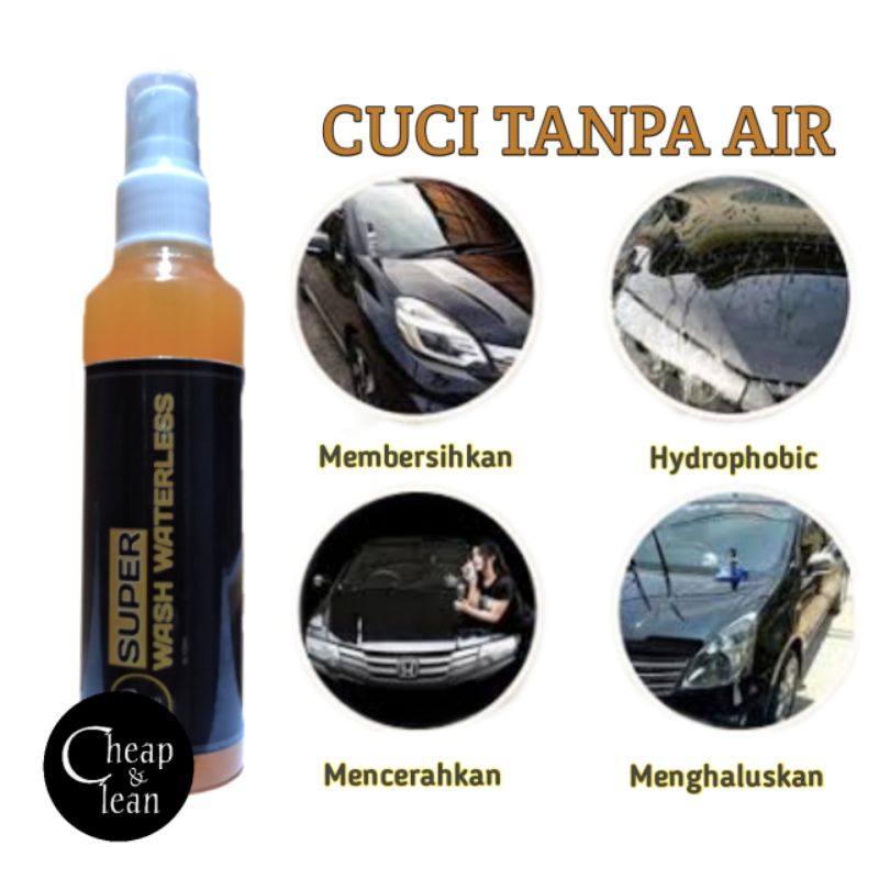 Super Wash Waterless Cuci Tanpa Air cheapcleanid