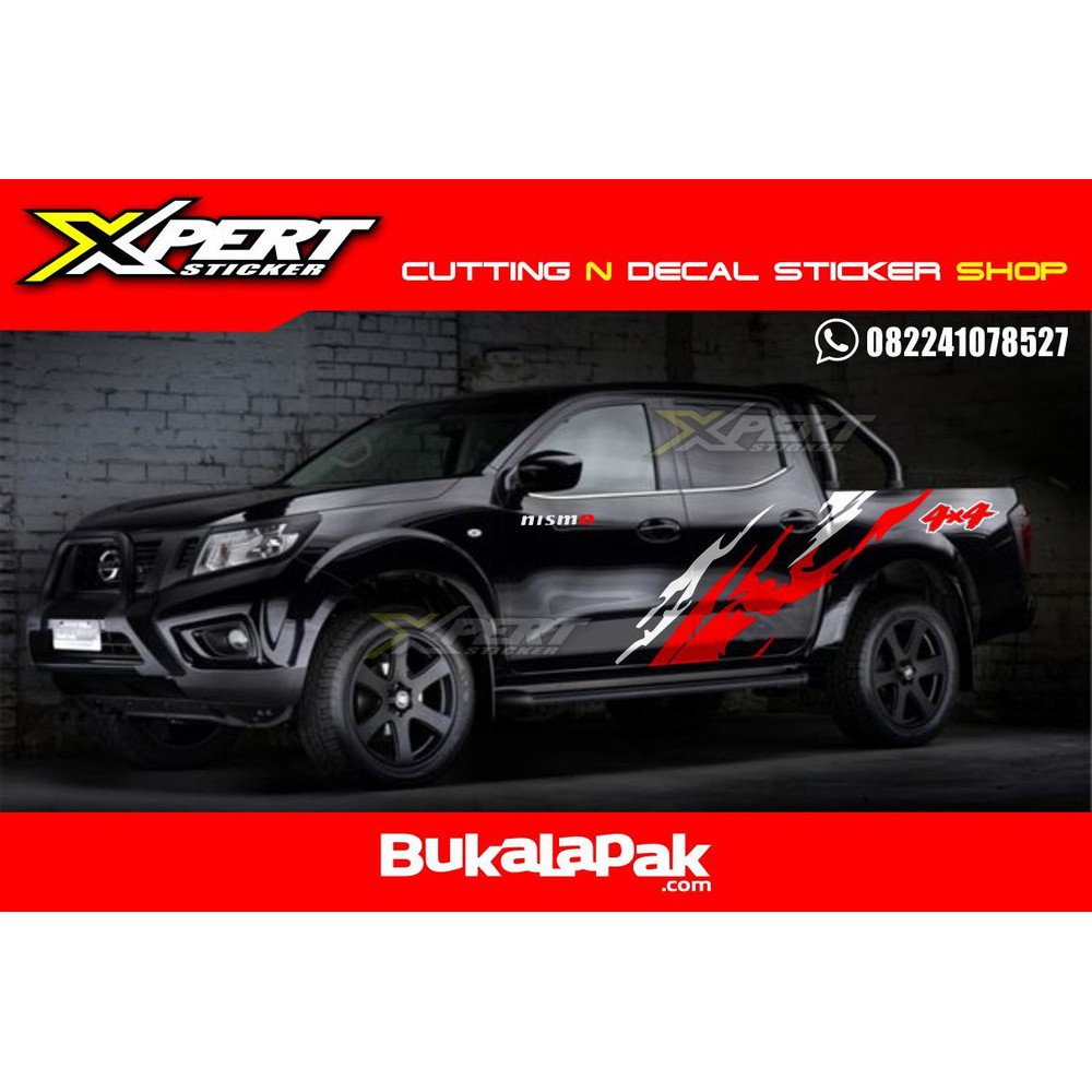 CUTTING STICKER NAVARA STIKER NAVARA DOUBLE CABIN STICKER HILUX Shopee Indonesia