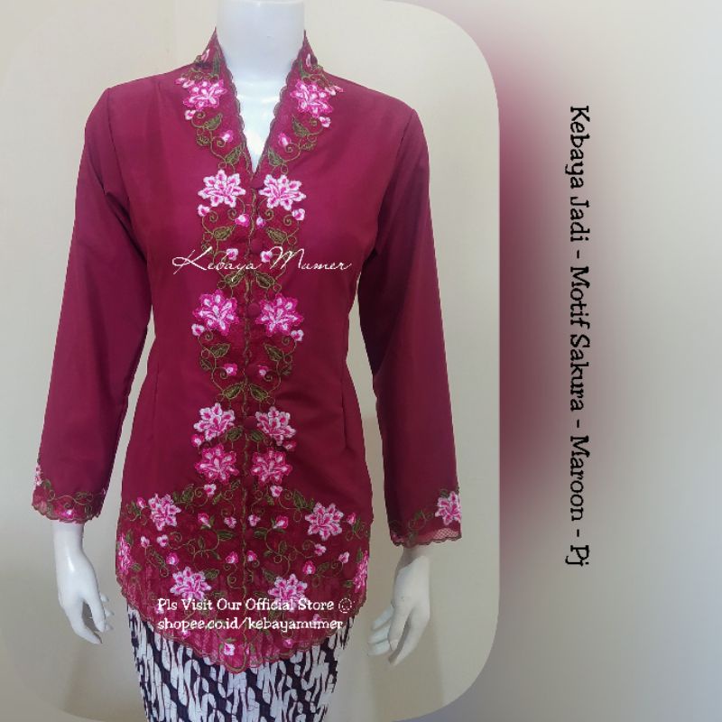 Kebaya Encim Murah. Kebaya Modern. Kebaya Encim. Kebaya Bordir. Sakura