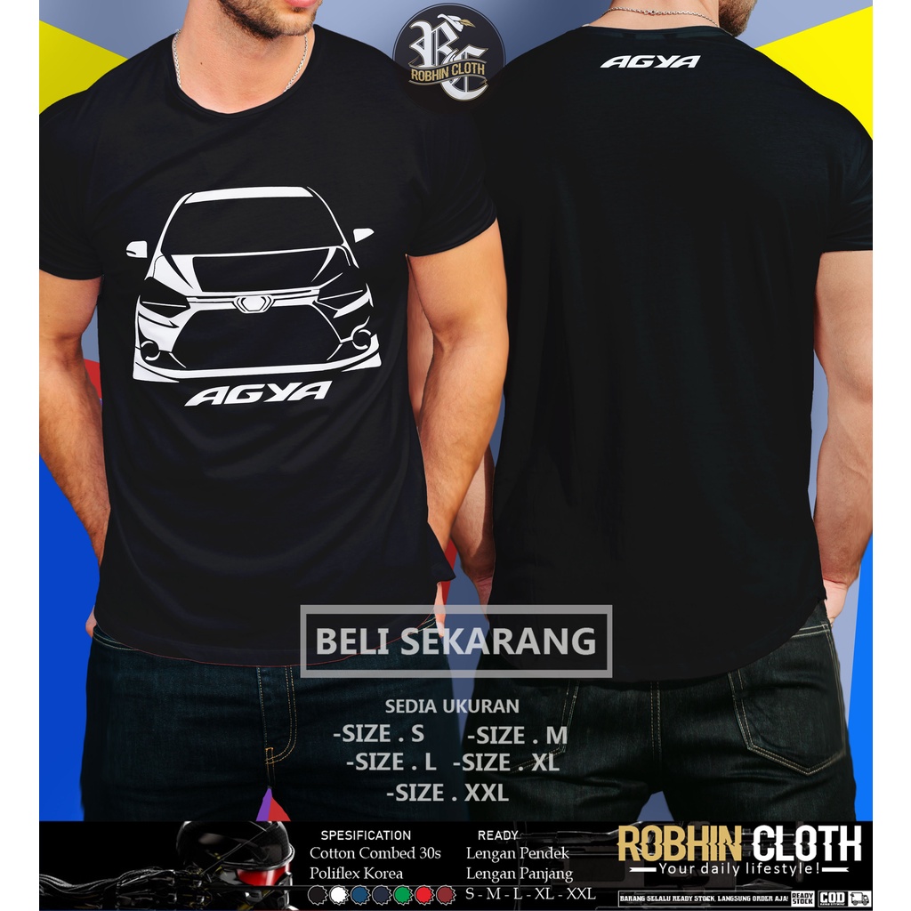 Kaos Mobil Toyota Agya Baju Otomotif