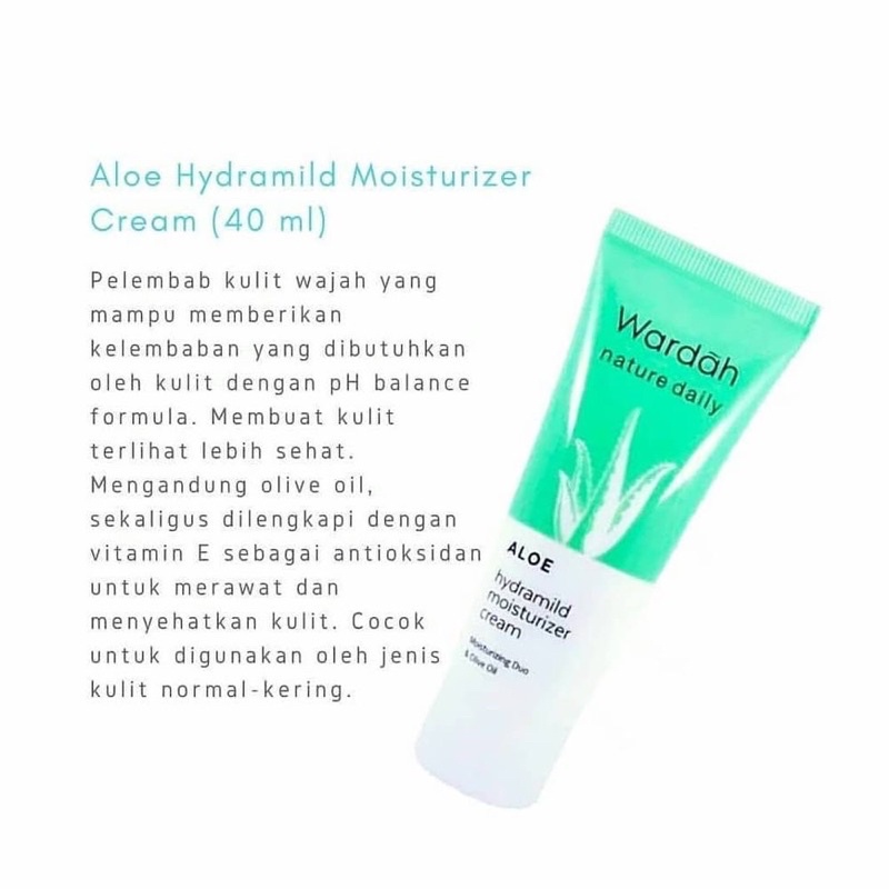 WARDAH NATURE DAILY ALOE HYDRAMILD MOISTURIZER