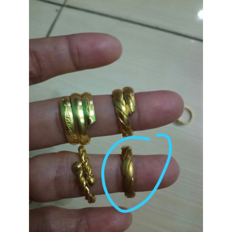 cincin koin logam