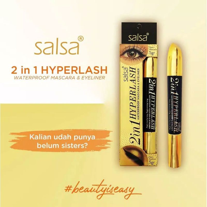 ❤️G.A.SHOP❤️ SALSA MASCARA EYELINER / SALSA MASKARA 2IN1