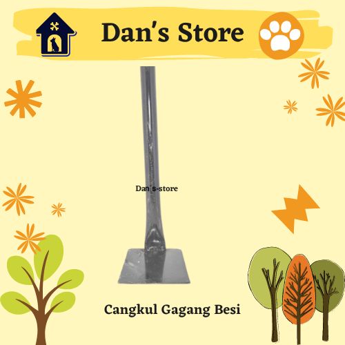 Cangkul Gagang Besi - Cangkul Besi Kecil Pacul Mini Tanaman Hias Kebun