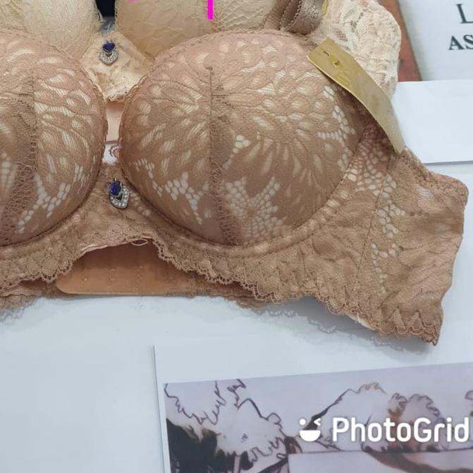♞ Bra | Bh Tally 3080 Original | Push Up Bra Tally Busa Extra Tebal Tanpa Kawat Sayap Lebar Kait 3 Ω