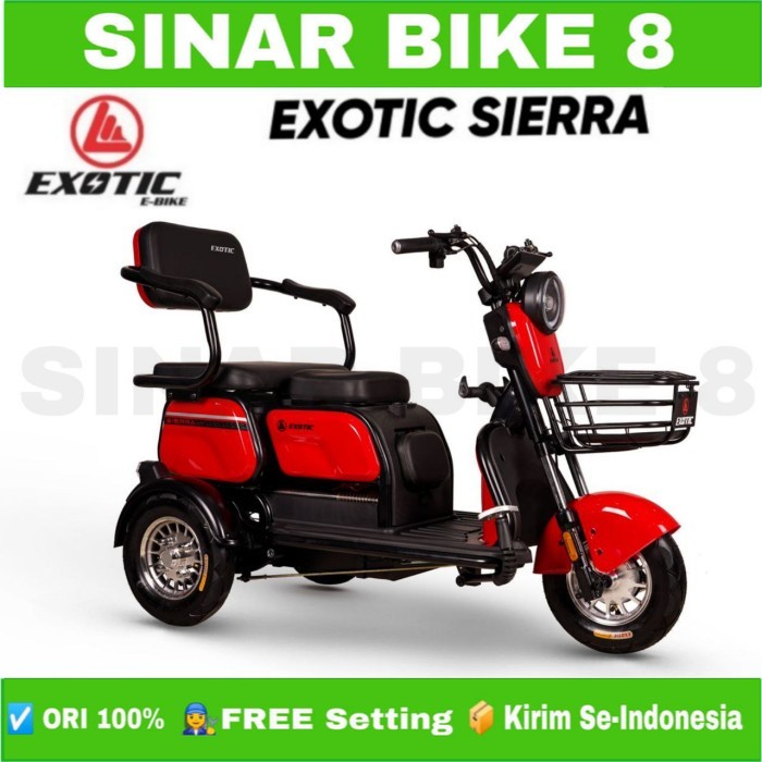 Sepeda Listrik Electric Bike EXOTIC SIERRA Electric E Bike By Pacific