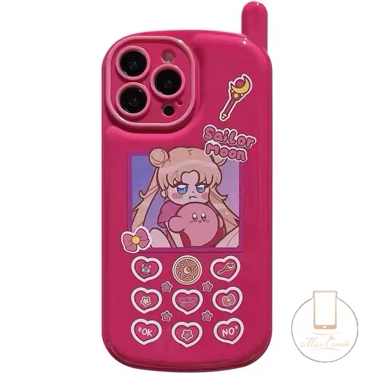 Soft Case Motif Kartun Anime Sailor Moon Untuk iPhone 7 8 Plus X XS MAX XR 11 12 13 14 Pro MAX