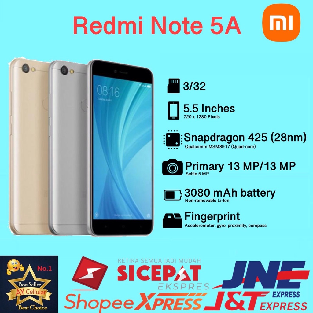 Xiaomi Redmi Note 5A 3/32 Fingerprint