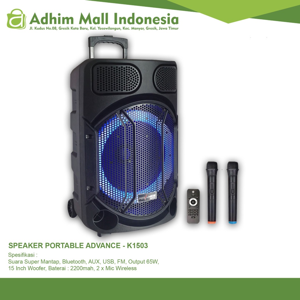 Speaker Portable Advance K1503