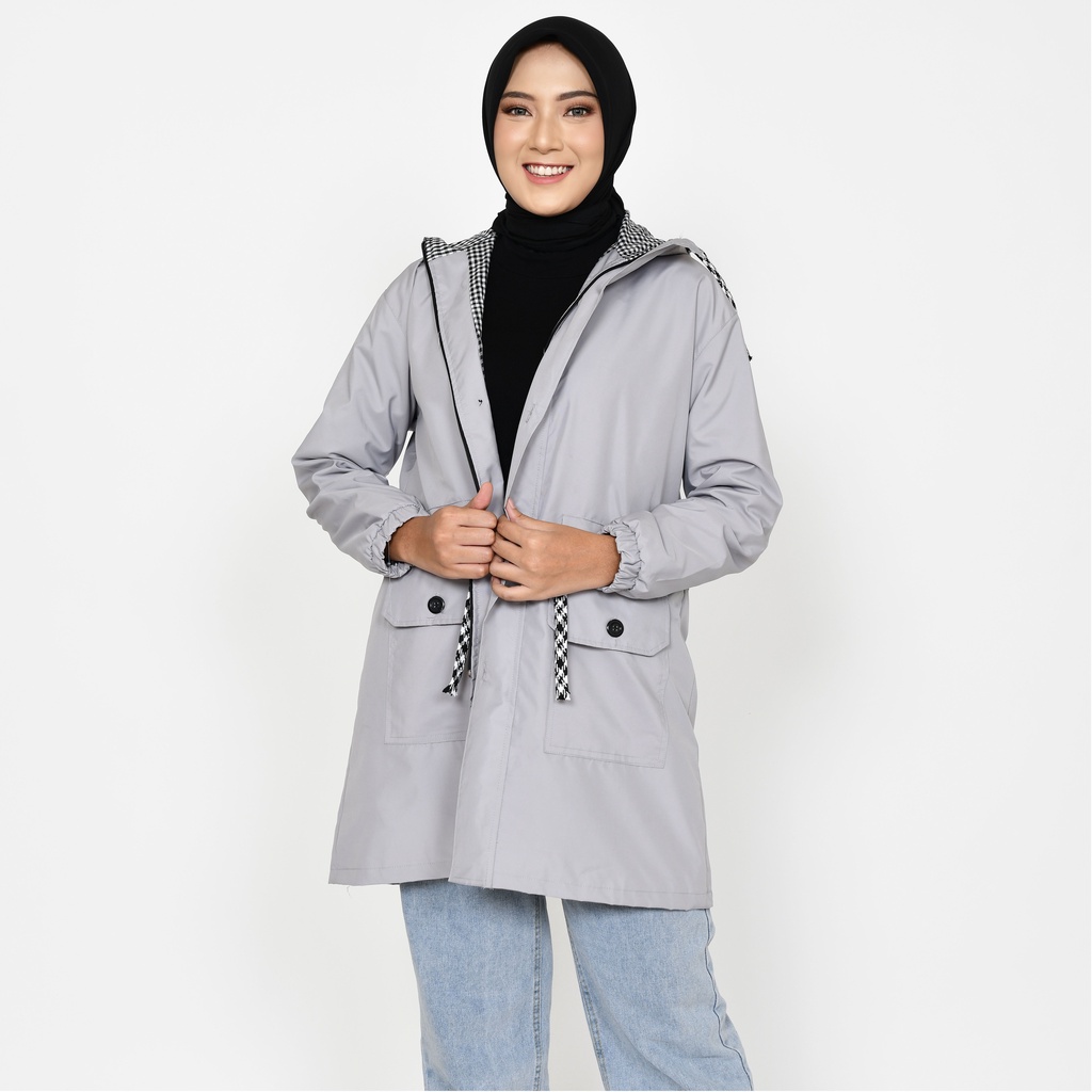 Jaket Hoodie Cewek Parka Wanita-3