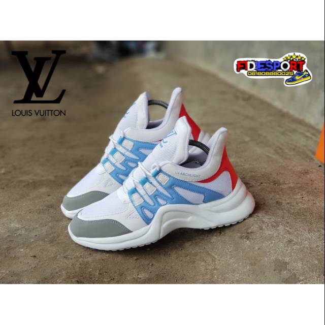 SEPATU WANITA SNEAKERS LOUIS VUITTON ARCHLIGHT FASHION IMPORT QUALITY