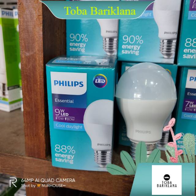 philips led 9 watt essential bohlam lampu philips Murah