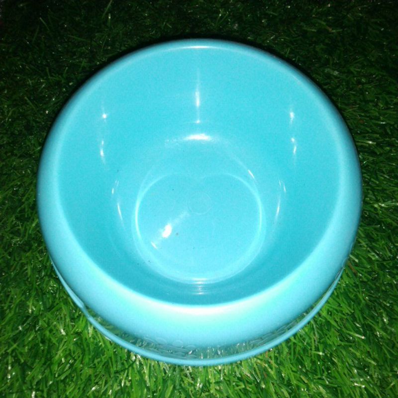 chiro plate 4 tempat makan kucing single anti selip, pet bowl