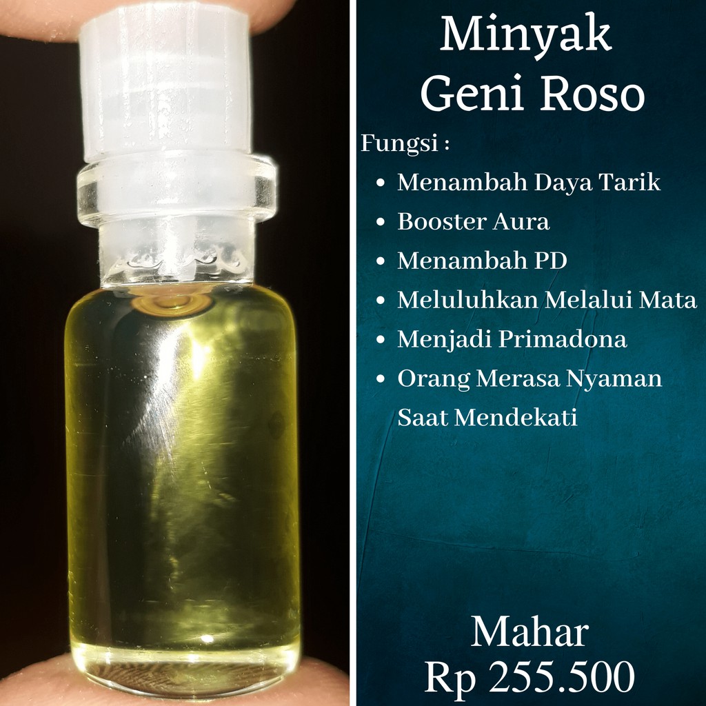 

MINYAK GENI ROSO (Vitamin Aura)