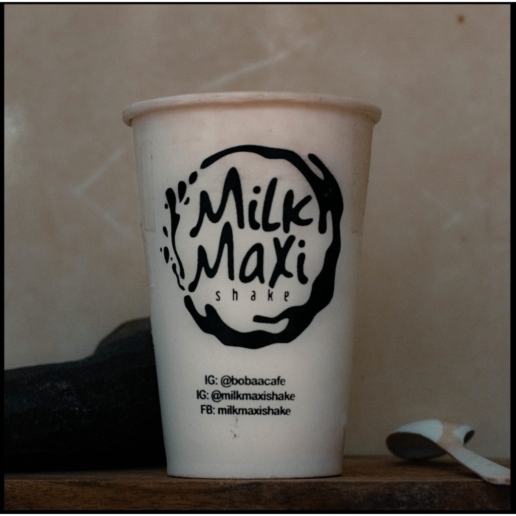 Jual Sablon Cup Hot Cold Paper Cup White Gelas Kertas Minuman Panas Dingin Oz Putih