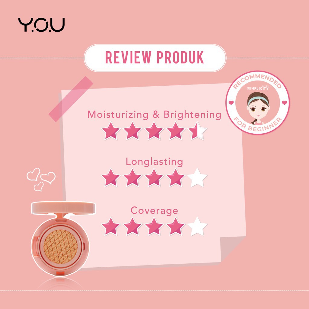 The Simplicity Color Corrector CC Cushion by YOU Makeups / Y.O.U VH