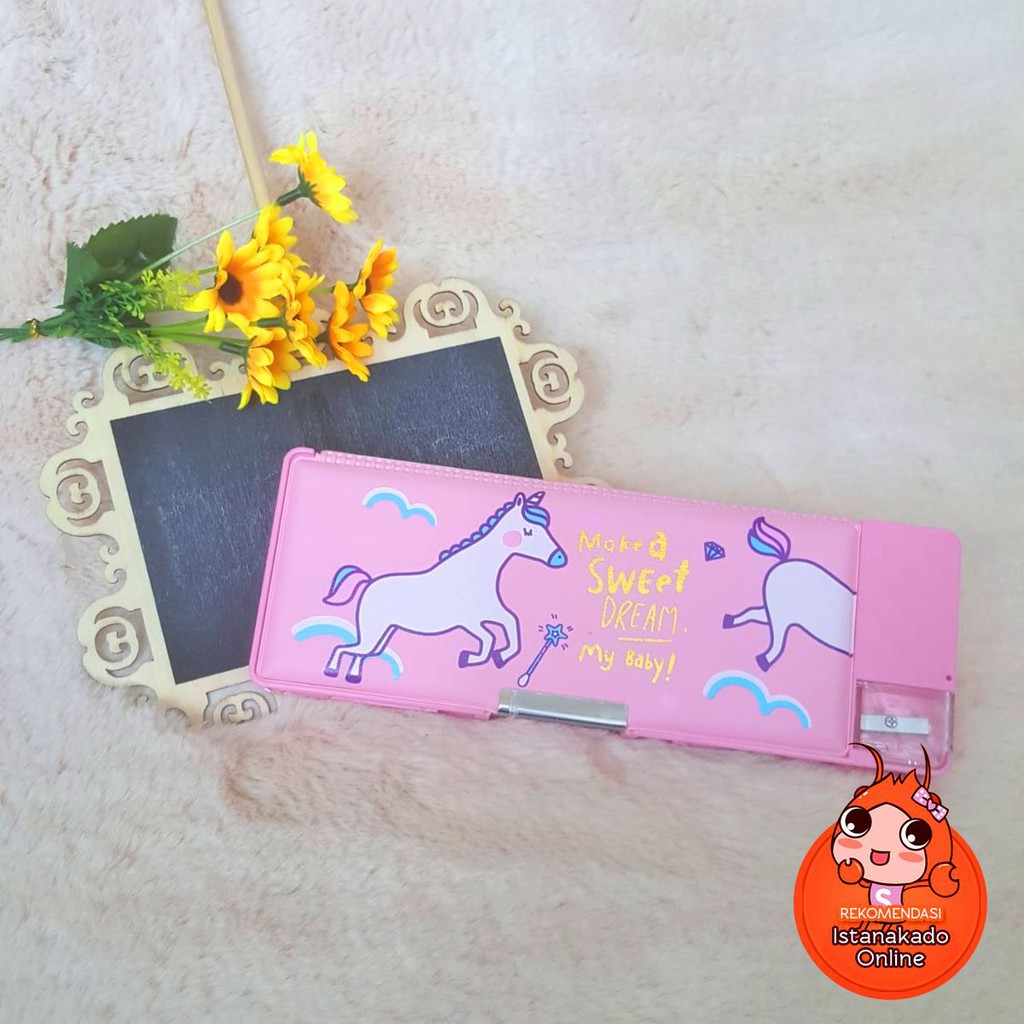 

Pensil Case Magnet / Tempat Pensil Sweet Dream Unicorn -Pink PS003919