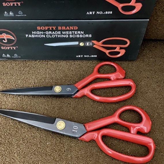

Kekinian Gunting Softy / Gunting Kain Gagang Karet / Gunting Taylor / Gunting Penjahit