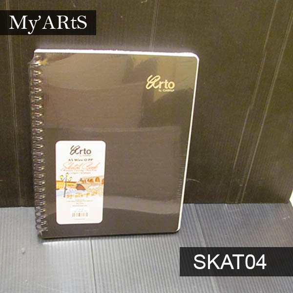 

Dijual Arto sketch book A5 110 gsm jilid ring Limited