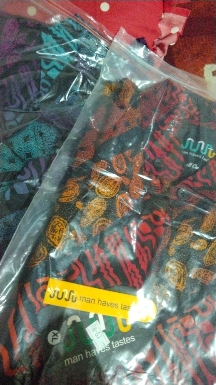 Bswart Batik Hrb026 Kenongo Hem Pendek Padi Pekalongan M L Xl Batik Pria Murah Modern Grosir Batik