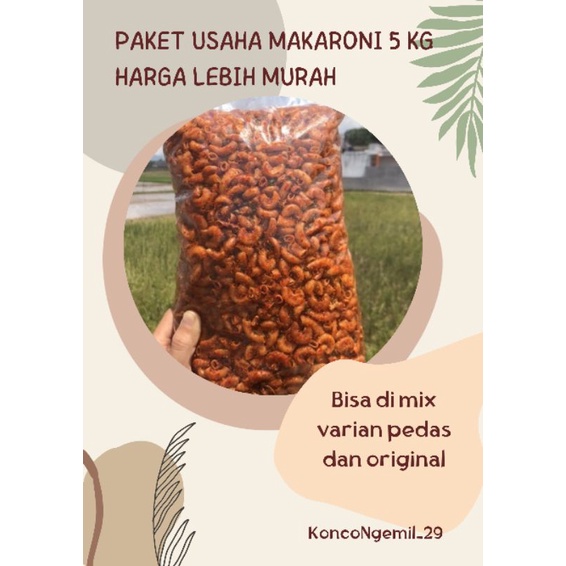 

(PAKET USAHA) MAKARONI BANTET NETTO 5 KG