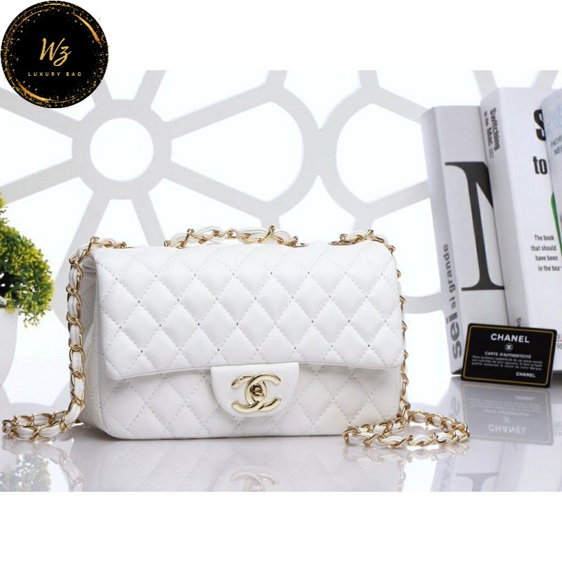 FREE BOX & PAPERBAG KOMPLIT FLAP MIRROR LAMBSKIN | TAS IMPORT MAXY CLASSIC / BATAM HANDBAG PREMIUM G