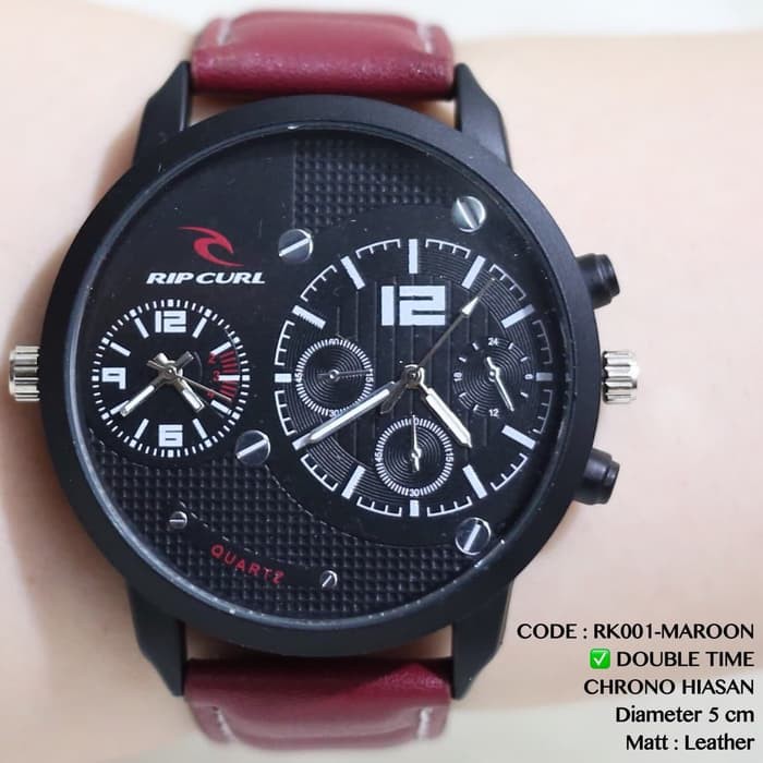 TERMURAH Jam tangan pria ripcurl detroit gc guess dual time sporty