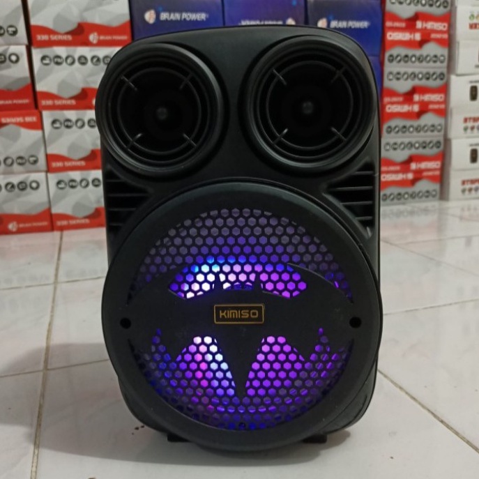 (COD) Speaker Bluetooth Portable 6,5 inchi Kimiso 3391 / Series Batman