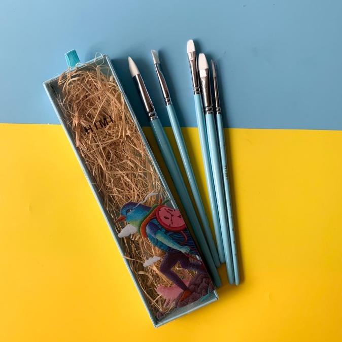 

Miya Little Bird Paint Brush 5Pcs Terbaik Dikelasnya
