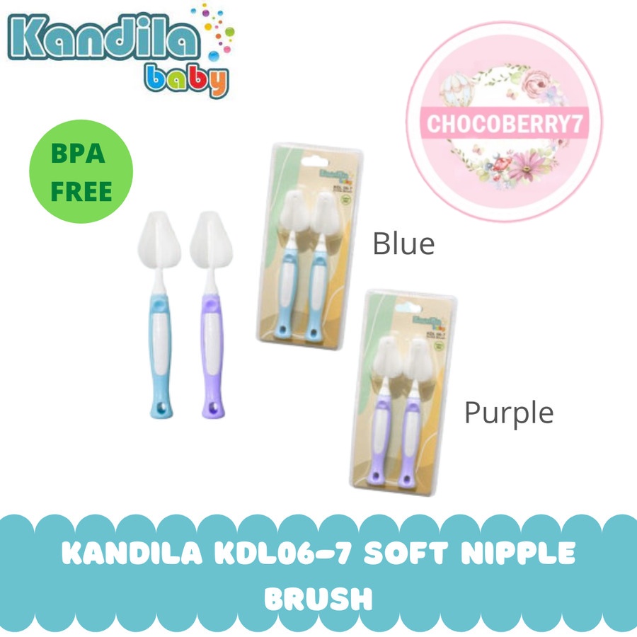 Kandila Baby Soft Nipple Brush Sikat Dot Botol Bayi Lembut