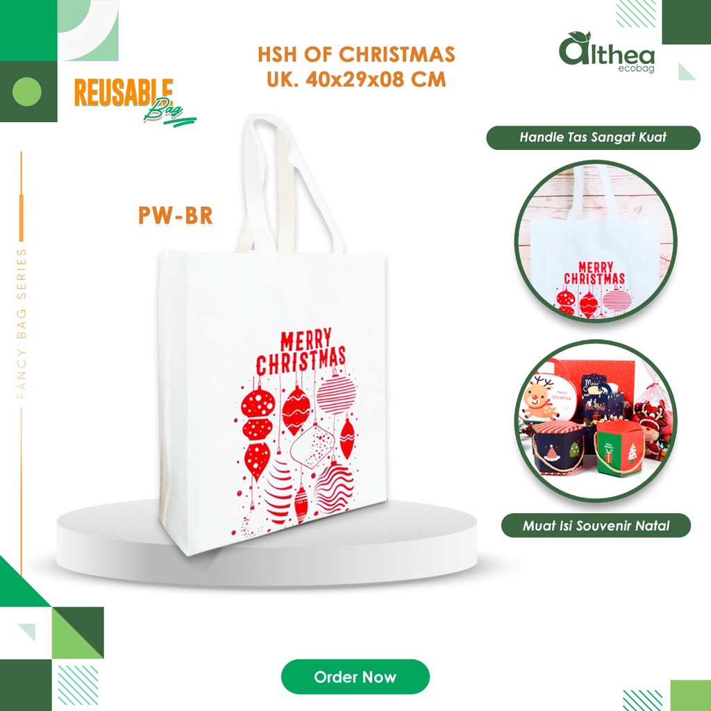 

Tas Parcel Natal Tas Spunbond Natal Goodie Bag Natal Christmas Tas Souvenir Natal Christmas 40x29x8