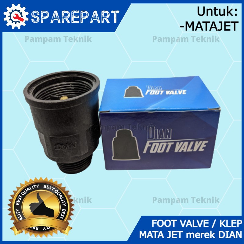 FOOT VALVE / KLEP MATA JET PUMP merek DIAN JETPUMP - SPAREPART POMPA AIR
