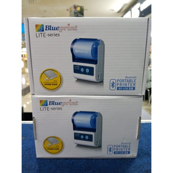 

Printer Thermal paper dan sticker label Blue print 58 lite