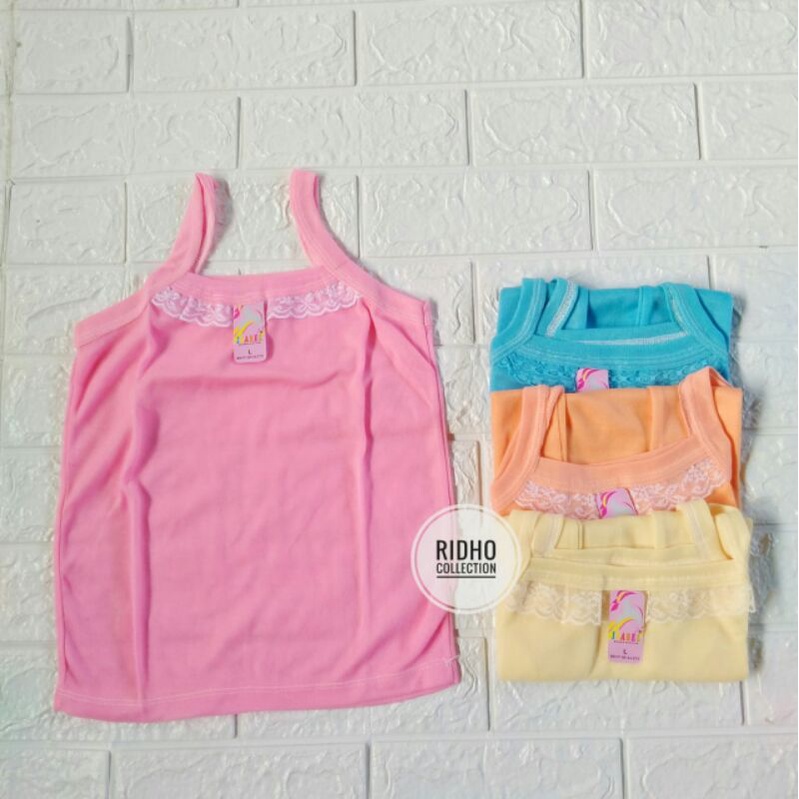 Kaos Dalam Singlet Tanktop Anak Perempuan Kamisol Wanita
